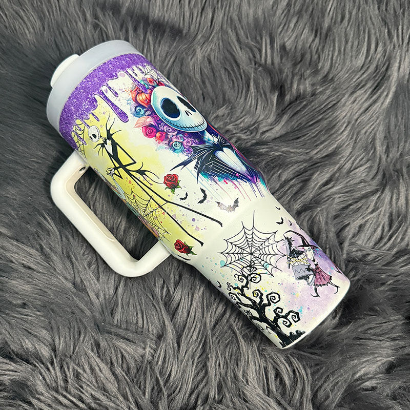 Coleccionable Jack & Sally , Stich 40oz