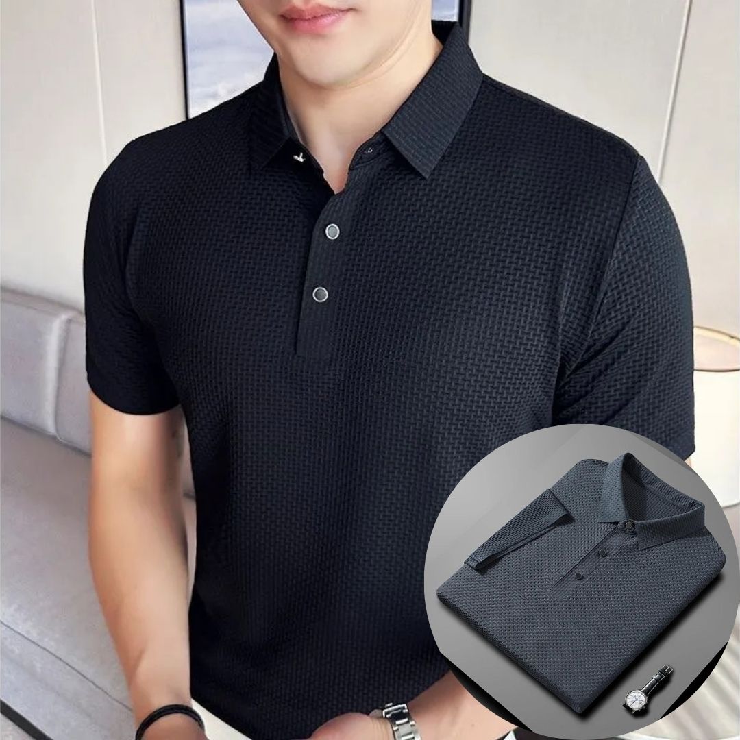 Camisa Polo Seda Helada