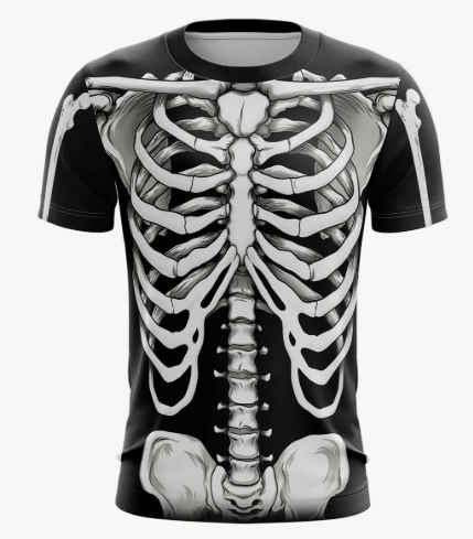 Camisa Manga Corta Skeleton Premium