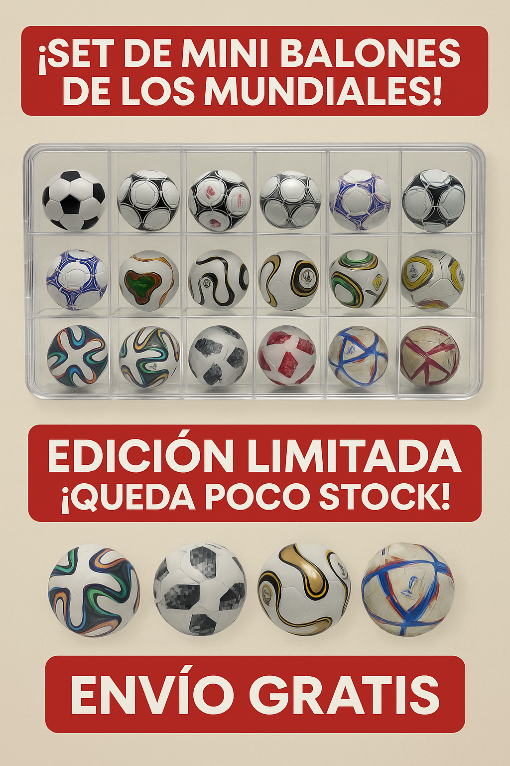 Colección Mundial Legendaria™ — Mini Balones 1970-2022