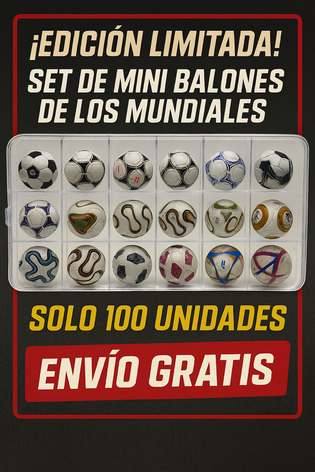Colección Mundial Legendaria™ — Mini Balones 1970-2022