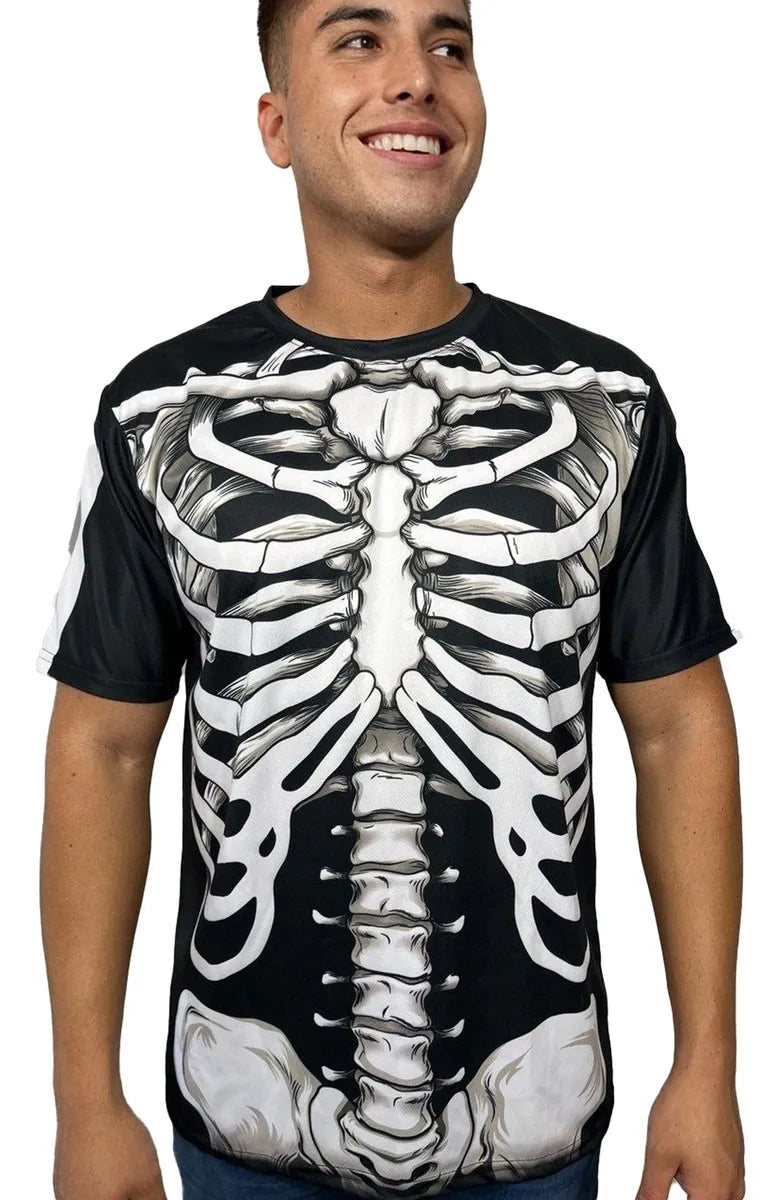 Camisa Manga Corta Skeleton Premium