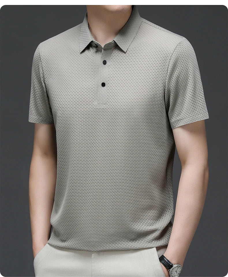Camisa Polo Seda Helada