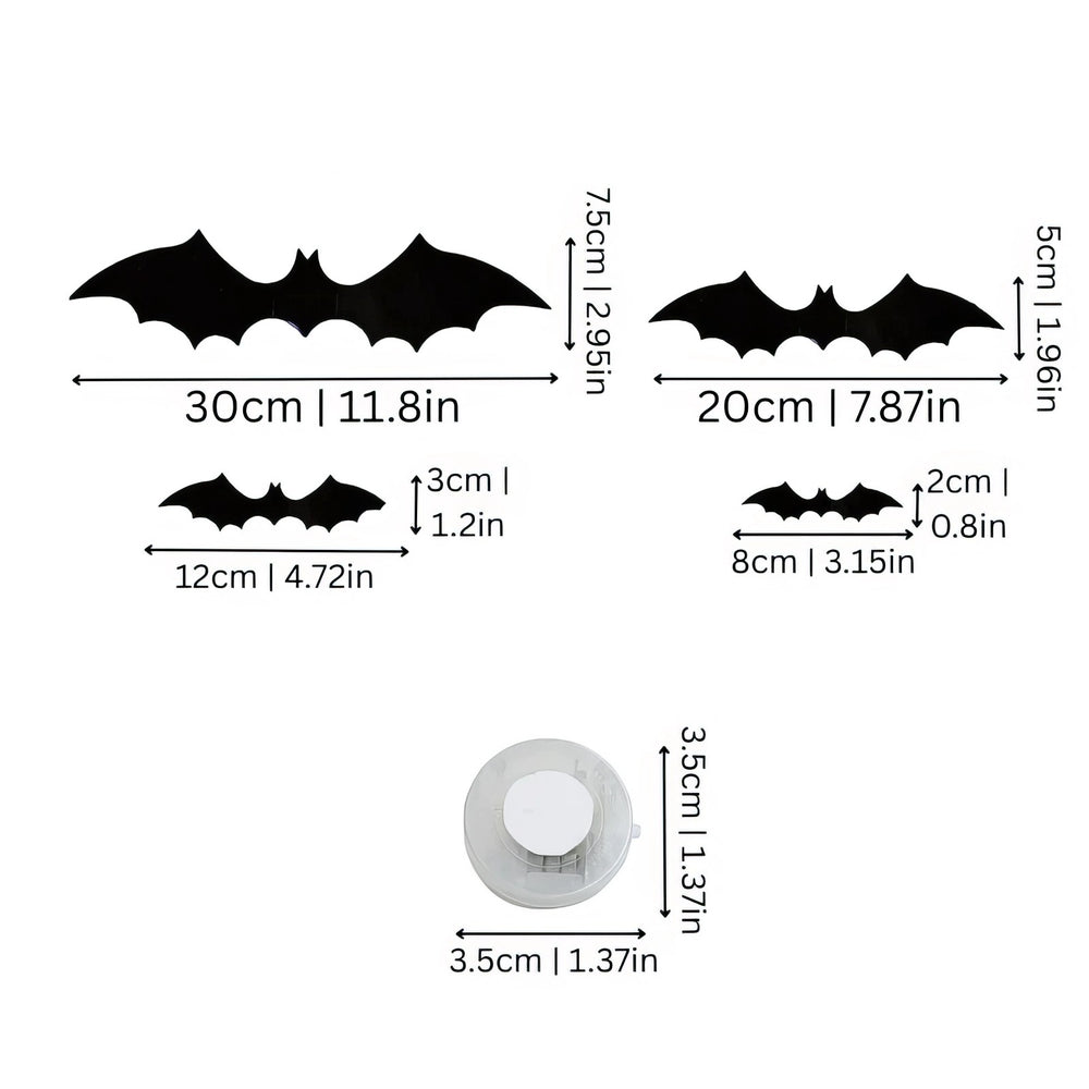 Murciélagos 3D Halloween