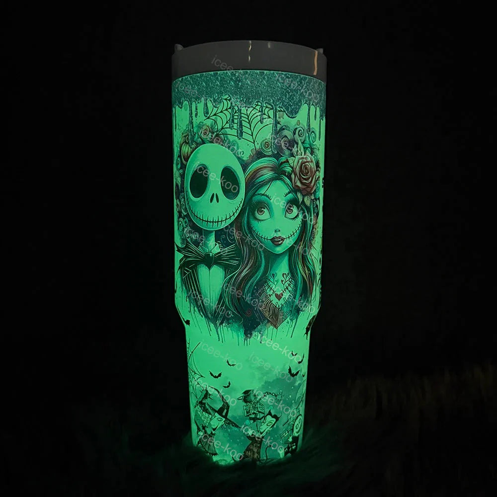 Coleccionable Jack & Sally , Stich 40oz